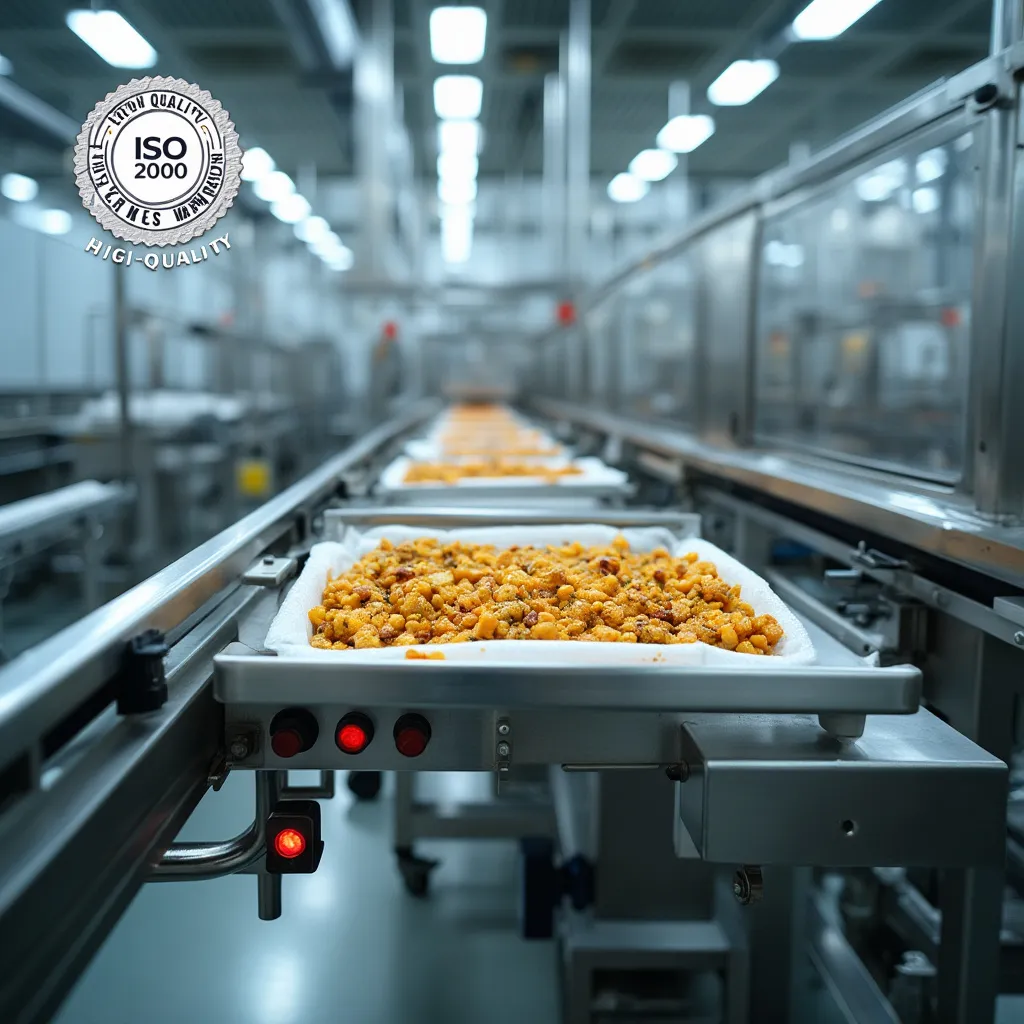 Production alimentaire certifiée ISO 22000
